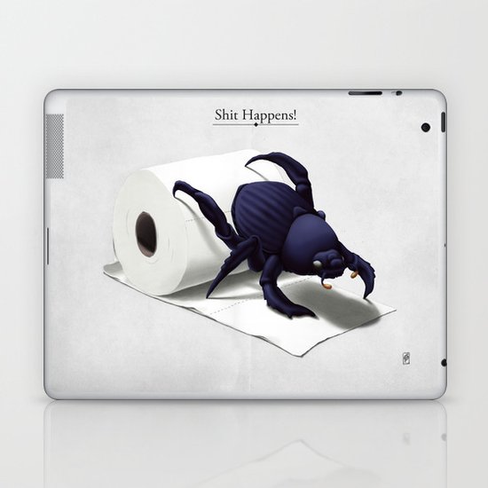 Shit Happens! Laptop & iPad Skin