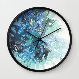 Forget me not Wall Clock