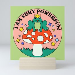 Powerful Frog Mini Art Print