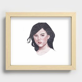 Embrace the unknown Recessed Framed Print