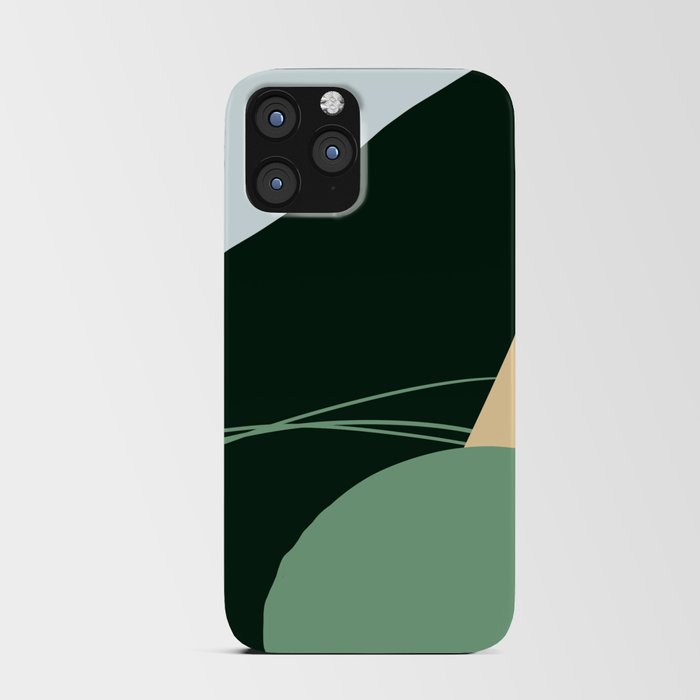 Green Pathway Break iPhone Card Case