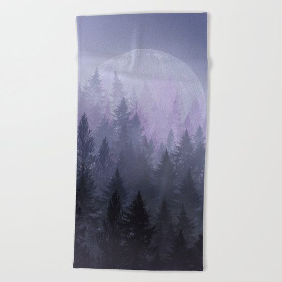 fantasy forest 2 Beach Towel