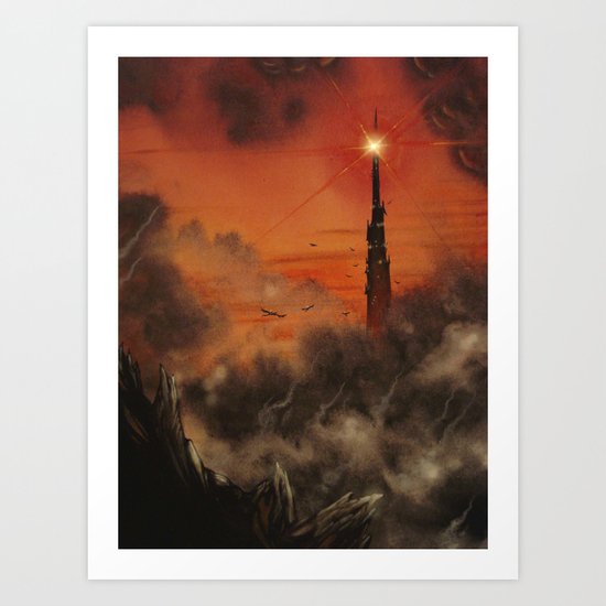 Mordor Art Print