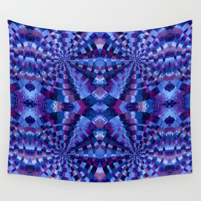 Hypnotic Purple Wall Tapestry