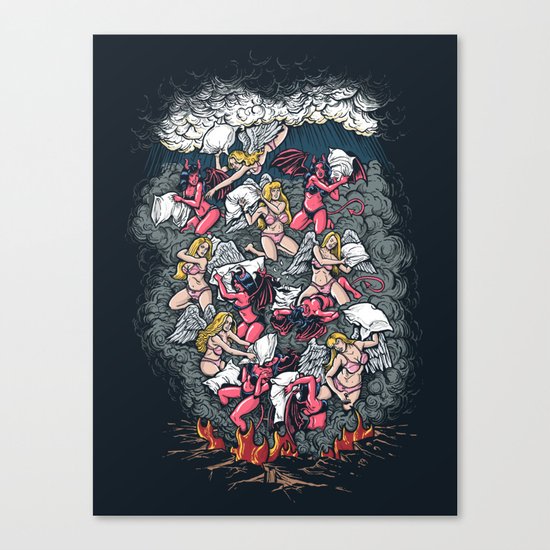 good vs evil Canvas Print