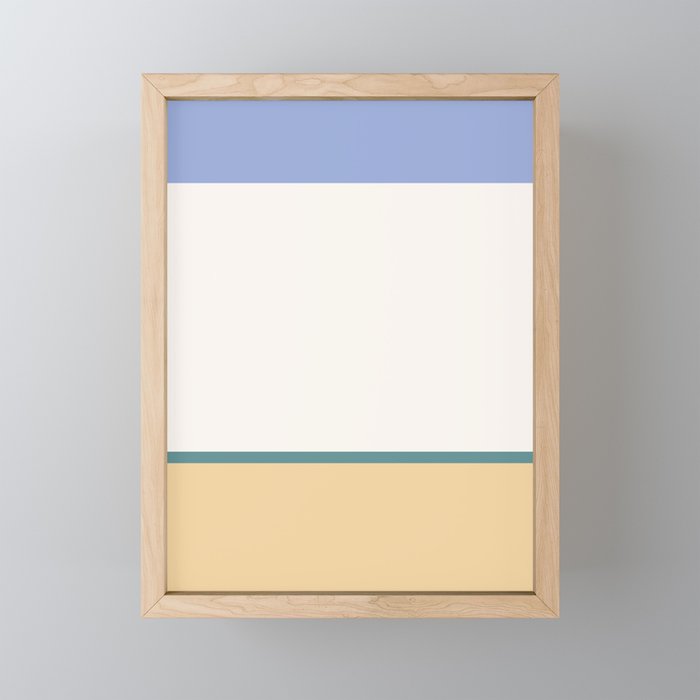 Contemporary Color Block XVI Framed Mini Art Print