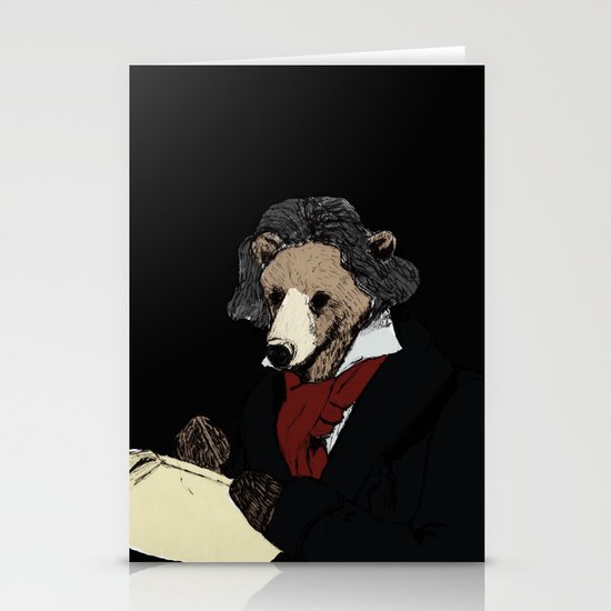 Bearthoven Stationery Cards
