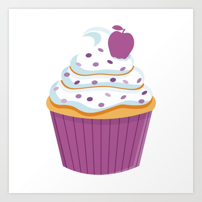 Cupcake screen print