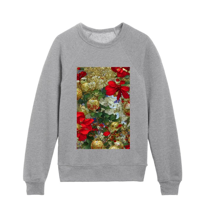 Amazing Christmas Vintage Ornaments 11 Kids Crewneck