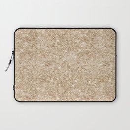Luxury Soft Gold Sparkly Sequin Pattern Laptop Sleeve