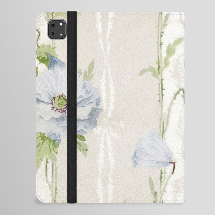 Blue Poppies iPad Folio Case