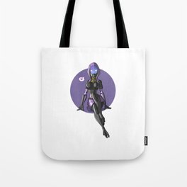 Tali Zorah from Mass Effect - Cute pinup Tote Bag
