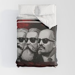 Marx – Engels – Lenin / Маркс - Энгельс - Ленин Duvet Cover