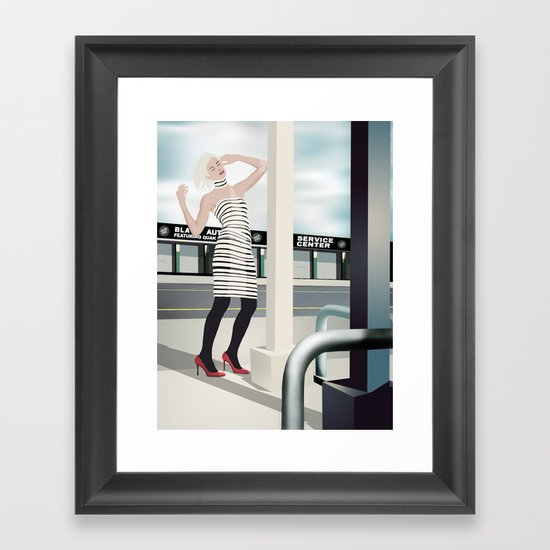 Diesel Street Framed Art Print