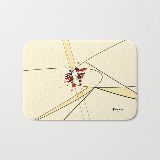 Phase Shifted Drift Bath Mat