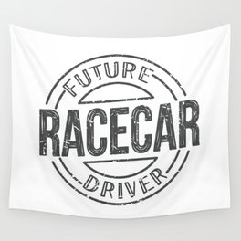 future Racecar driver Wall Tapestry
