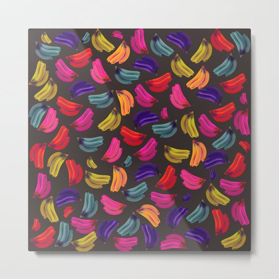 Bananas Coloridas Metal Print