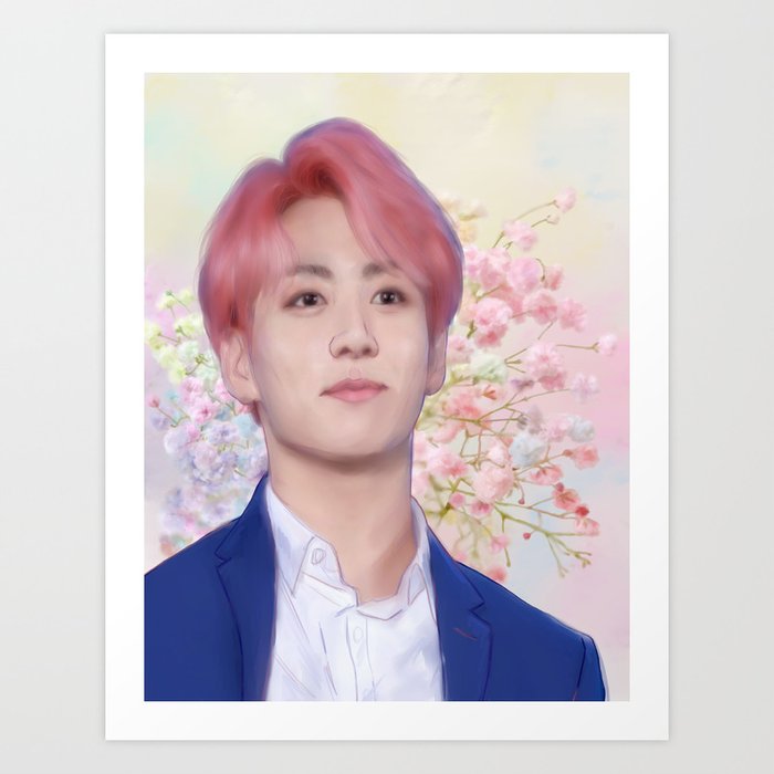 Jungkook Birthday Art Print By Becomingfoxes