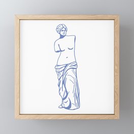 Venus Illustration Framed Mini Art Print