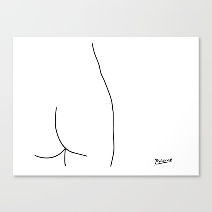 Picasso - Nude Canvas Print