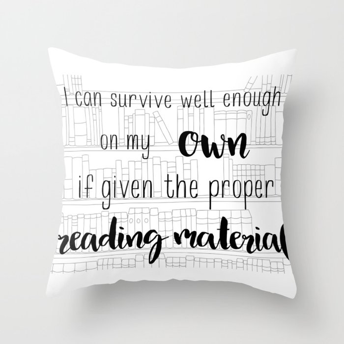 I Can Survive Throw Pillow