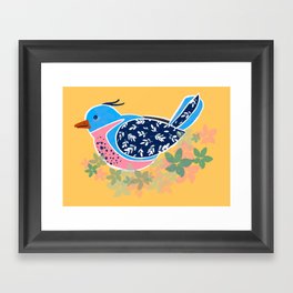 A nest of flowers Framed Art Print