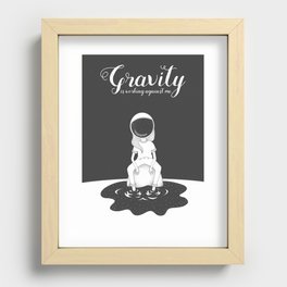 Gravity Recessed Framed Print