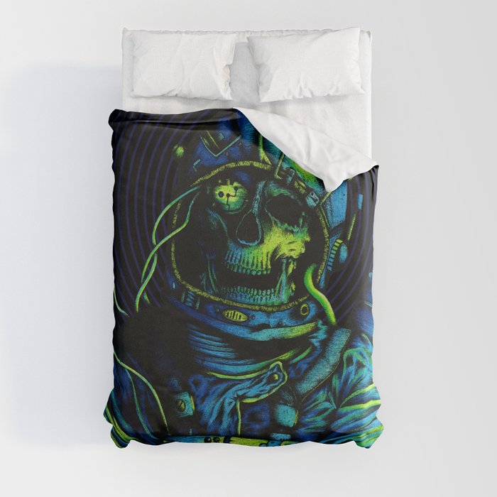 Skelenaut V1 (Color) Duvet Cover