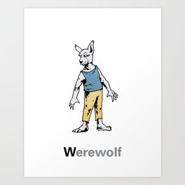 Werewolf Art Print