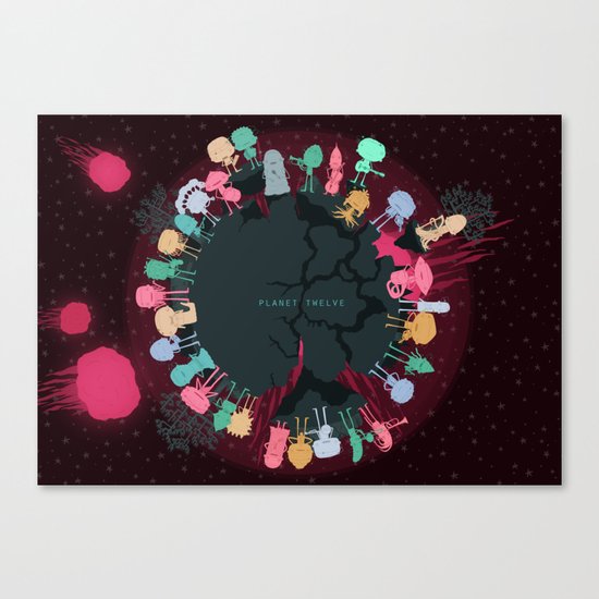 Planet Twelve Canvas Print