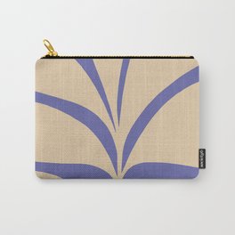 Maxi Botanica Set 4.1 - Sand on Very Peri Carry-All Pouch | Wild, Botanical, Dominique Vari, Scandinavian, Line Drawing, Foliage, Drawing, Matisse, Modern, Good Vibes 