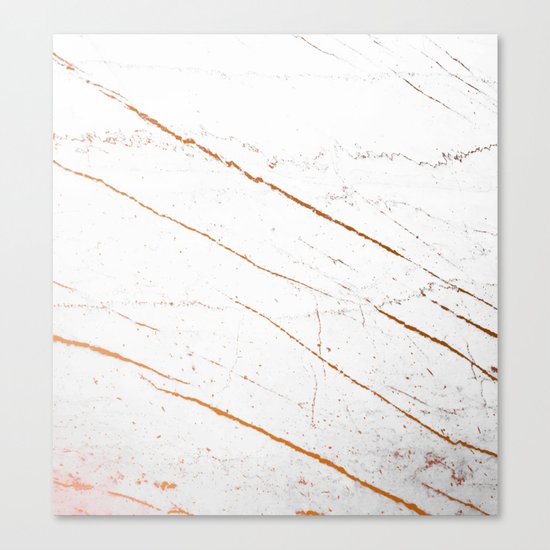 Rose Gold Marble #society6 #decor #buyart Canvas Print