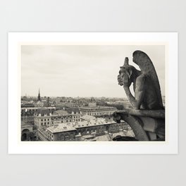 Gargoyle of Notre Dame Art Print