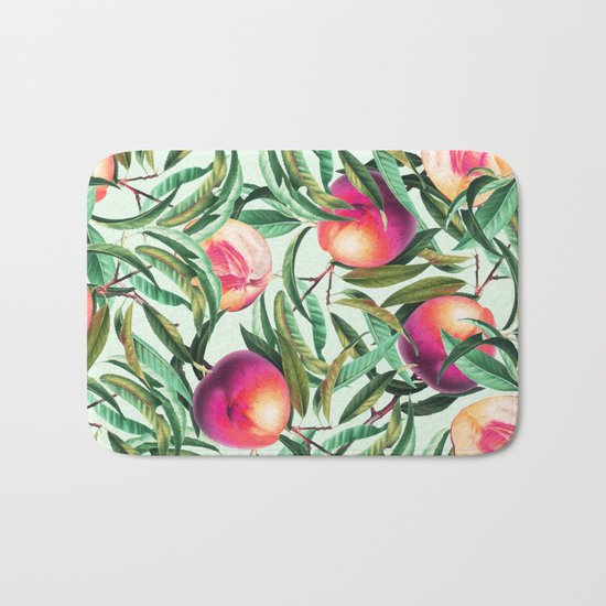 Sweet Peaches #society6 #decor #buyart Bath Mat