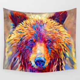 Grizzly Bear Wall Tapestry