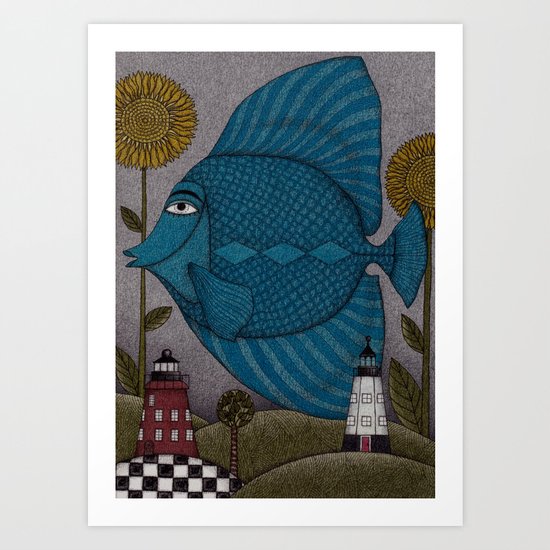 It's a Fish! Art Print