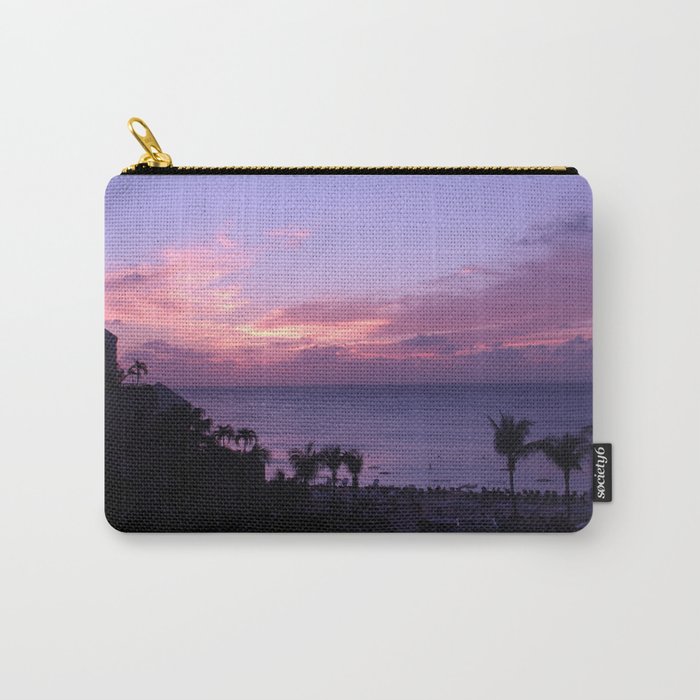 purple palms Carry-All Pouch
