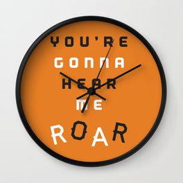 Roar Wall Clock