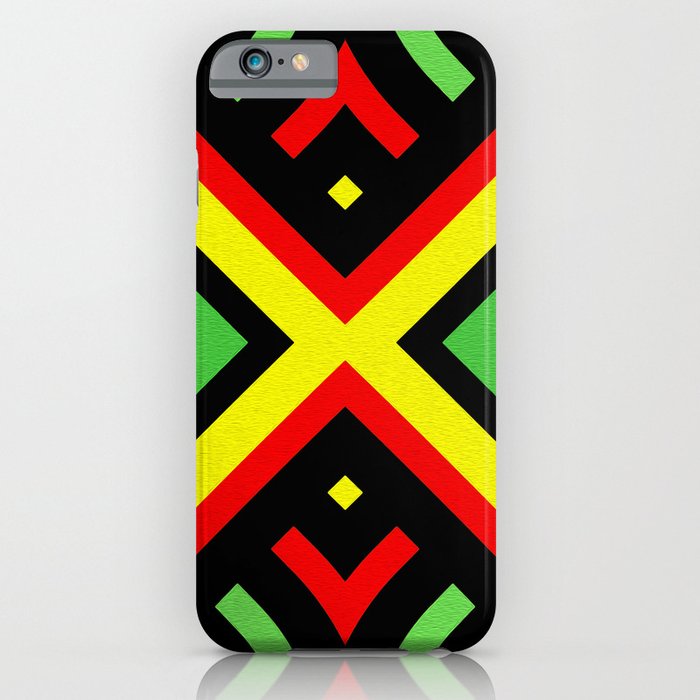 Jah Sun Always Rise Irie Reggae Mandala iPhone Case