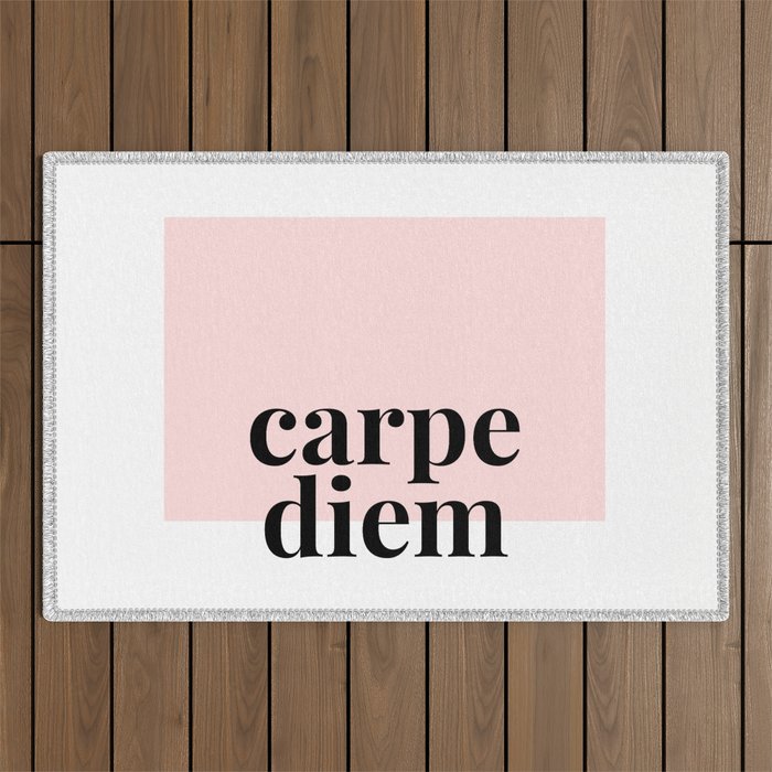 Carpe Diem - Seize the Day Outdoor Rug
