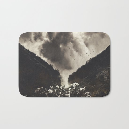 Madeira- Rising Clouds and Calla Lillys Bath Mat