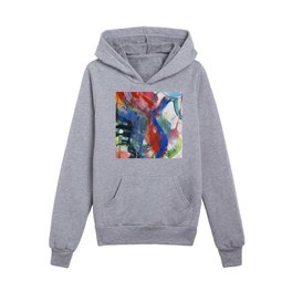 abstract candyclouds N.o 12 Kids Pullover Hoodies