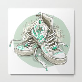 In my shoes Metal Print