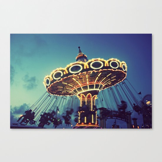 Blue Hour at the Carnival Canvas Print