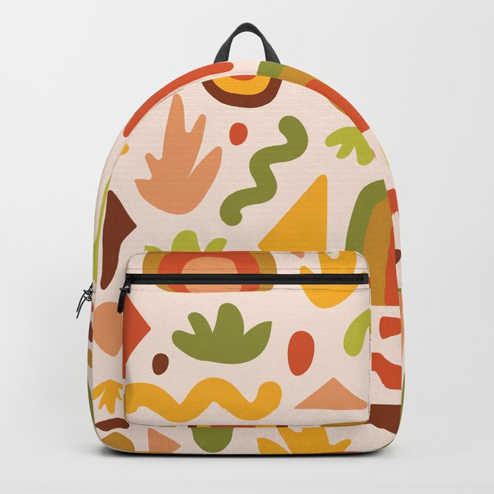 Succulent Cutout Print Backpack