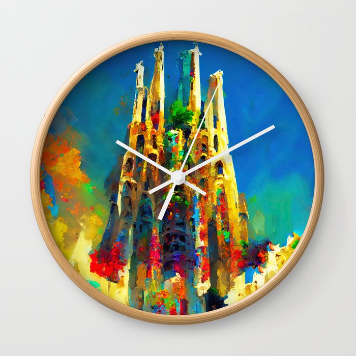Basilica de la Sagrada Familia Wall Clock