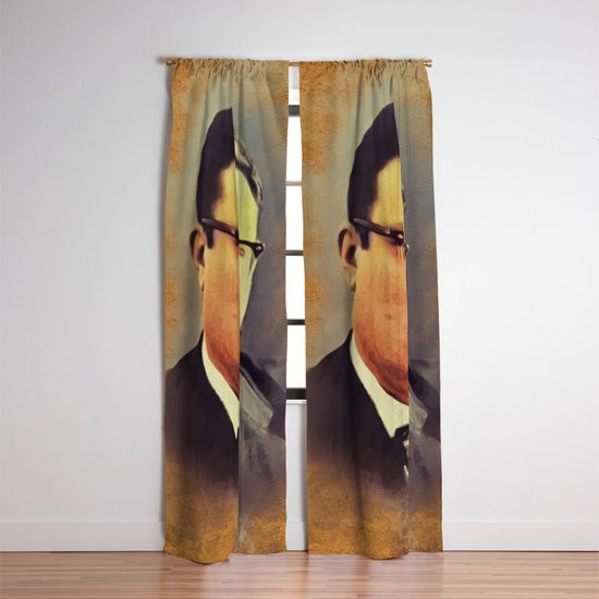 Isaac Asimov Literary Legend Blackout Curtain By Serpentfilms
