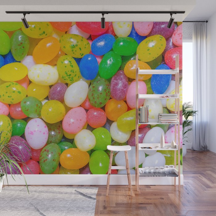 Gourmet Jelly Beans Colorful Candy Photograph Wall Mural