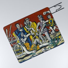 Man in the New Age by Fernand Leger Picnic Blanket