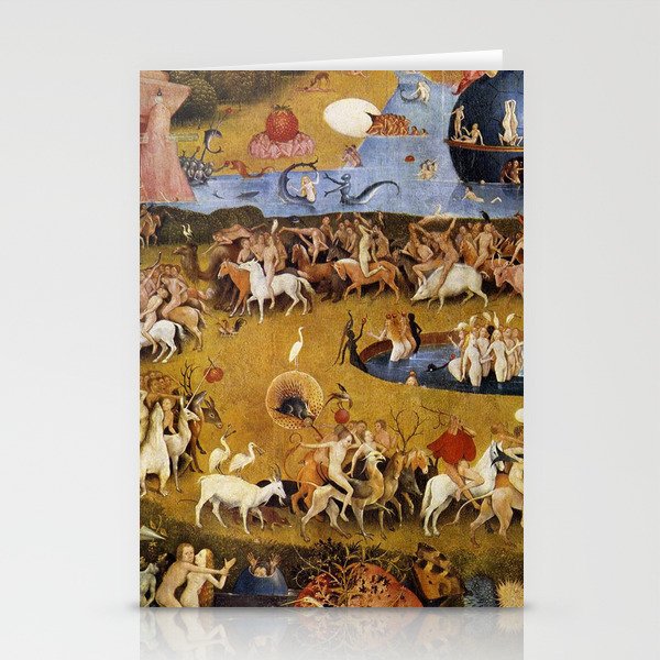 An insight into Heaven - Hieronymus Bosch Stationery Cards